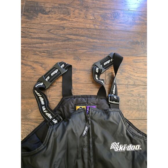 Ski-Doo Snowmobile Bibs Pants XL Extra Large Vintage Bombardier Full-Zip EUC - Picture 9 of 13